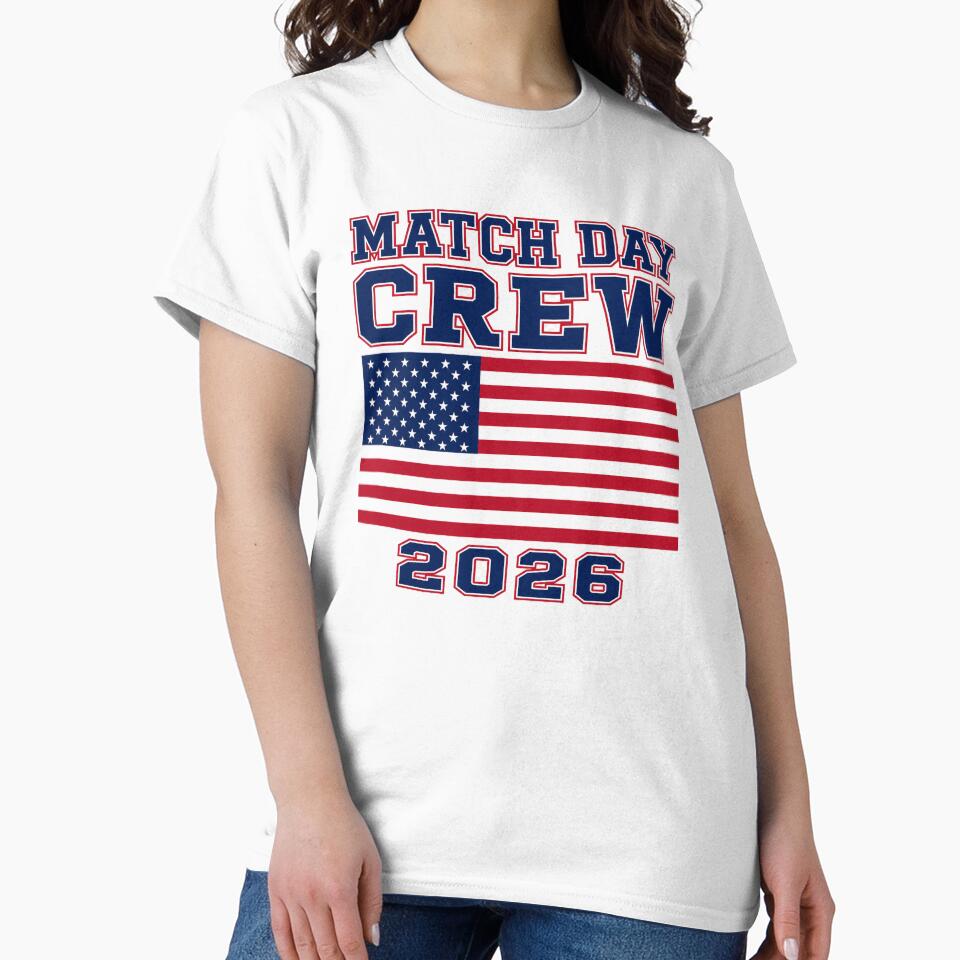 USA Match Day Crew 2026 Football Fan Design by OfficeFighter