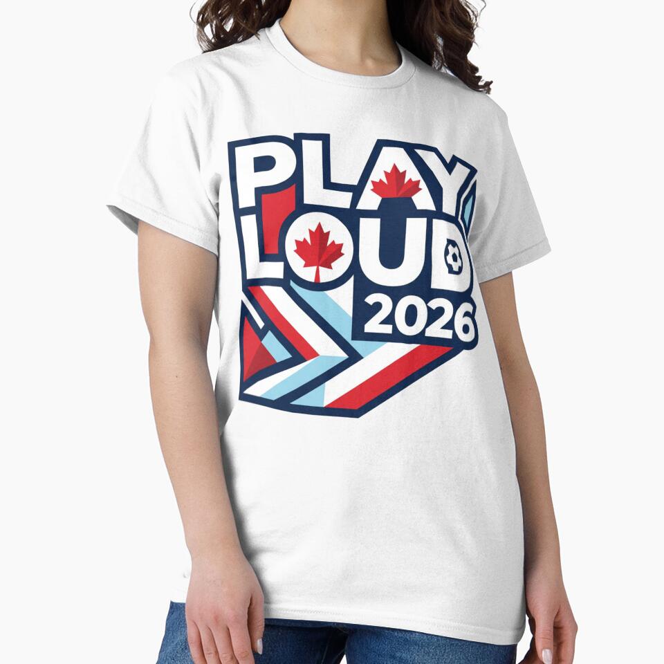 Play Loud Canada Soccer 2026 - Canadian Football Fan Art by aga4kids