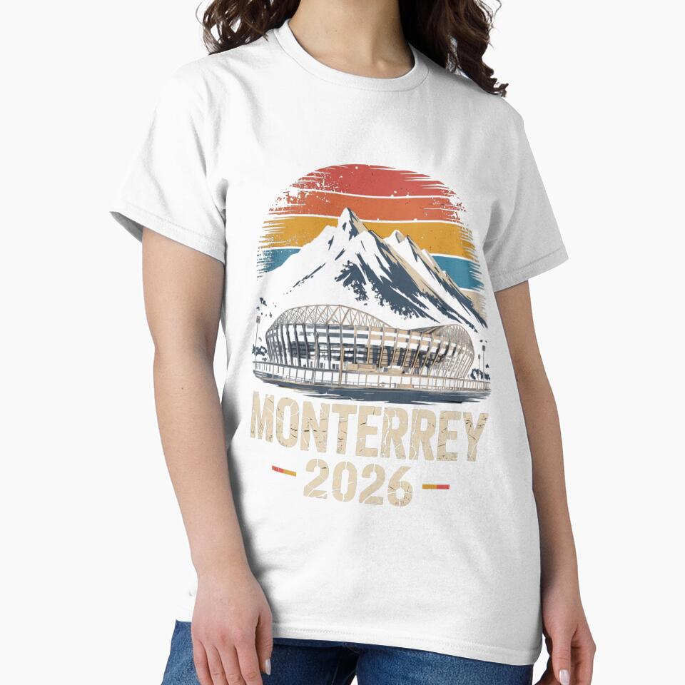 Monterrey 2026 Cerro de la Silla Mountain T-Shirt V9 by DarylWelsh2024