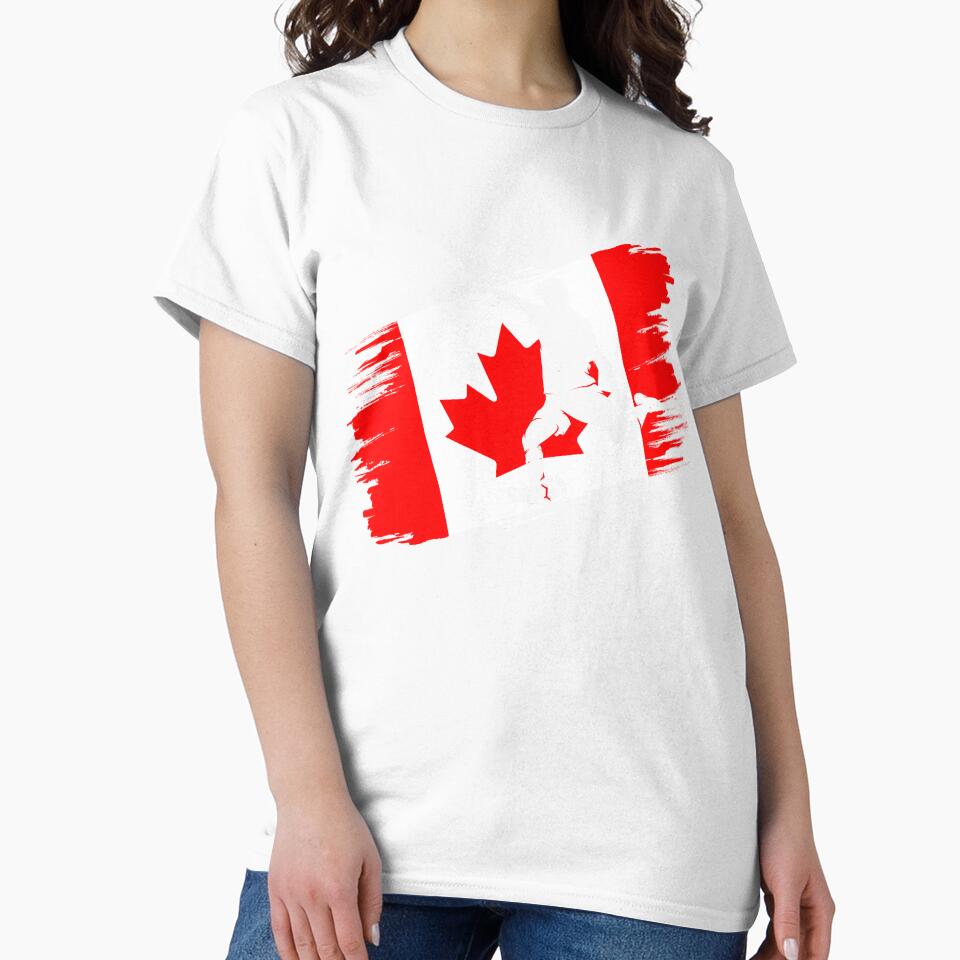 Canada Flag Football Soccer Fan Jersey by xtocky