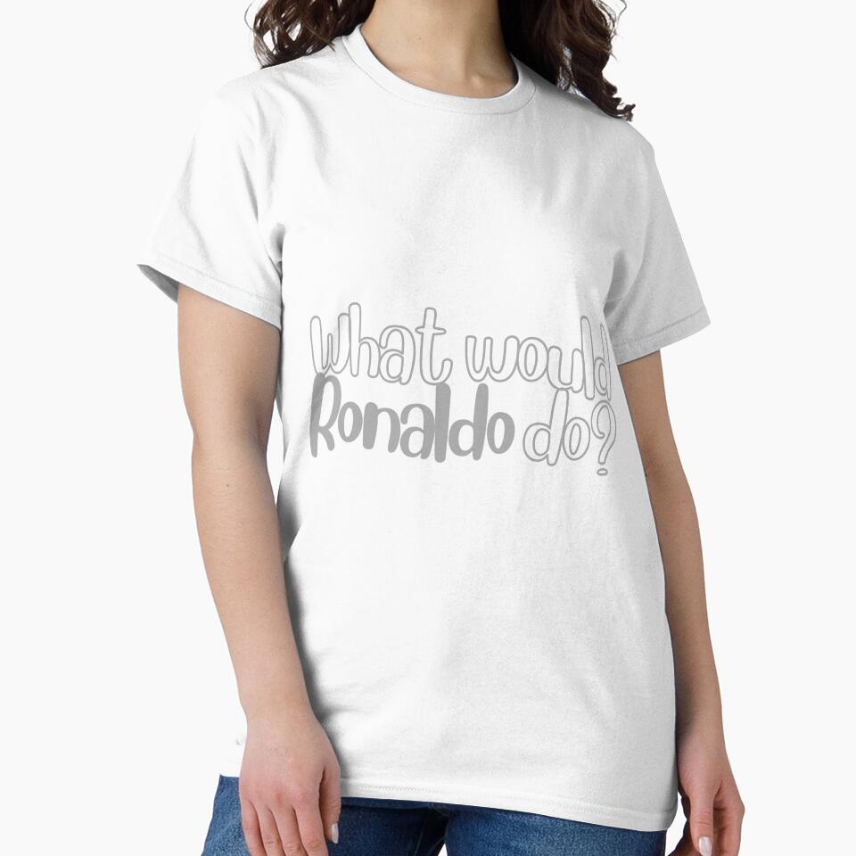 What would Ronaldo do? Sticker Soccer Futbol Quote by The-GOAT-Store