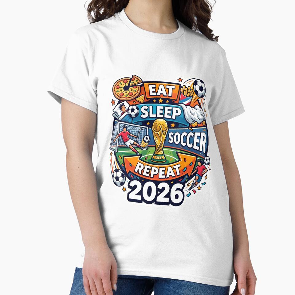Eat Sleep Soccer Repeat World Cup Fan by KakangMudi