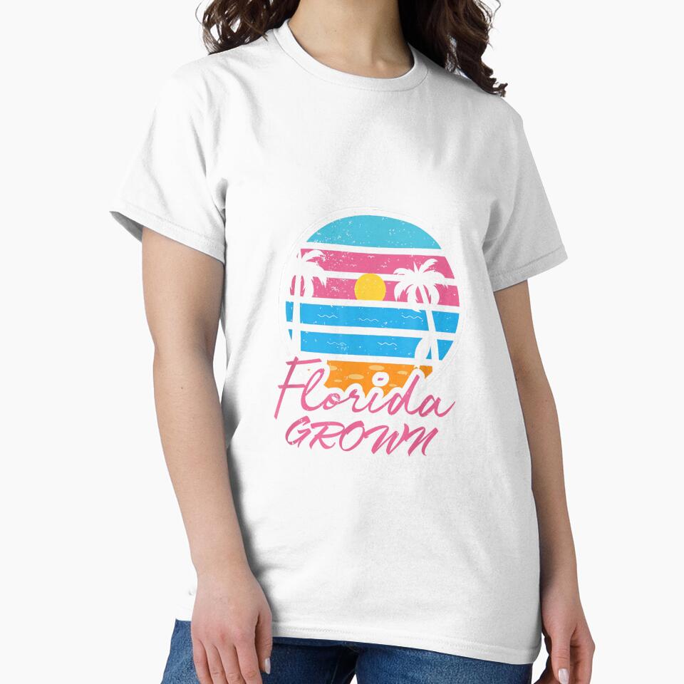 Florida Flo Grown Shirt Miami Orlando Tampa Destin Flag by MollyLYork