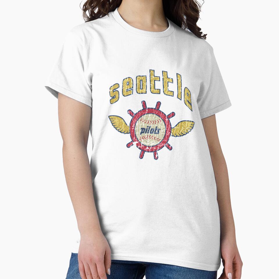 Seattle Pil0ts Baseball Vintage Baseball - T- by lowerslinettex