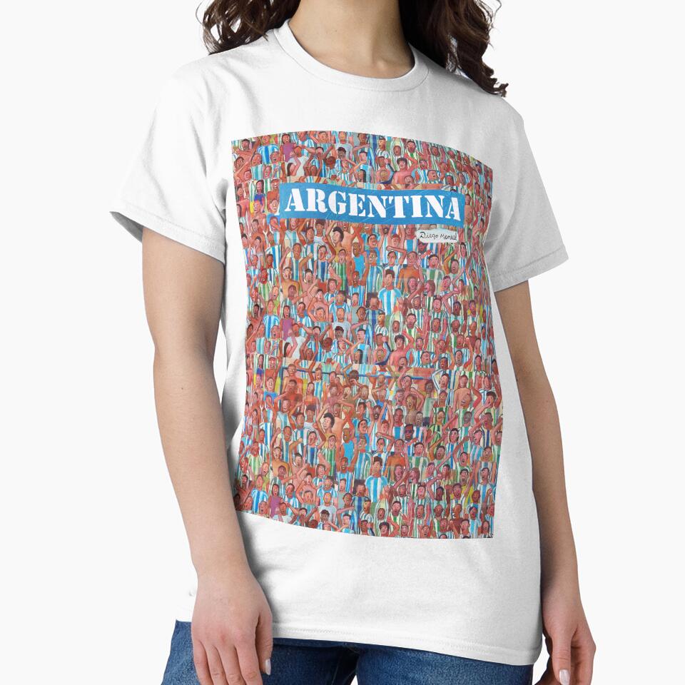 Argentina soccer fans by Diego Manuel Rodriguez