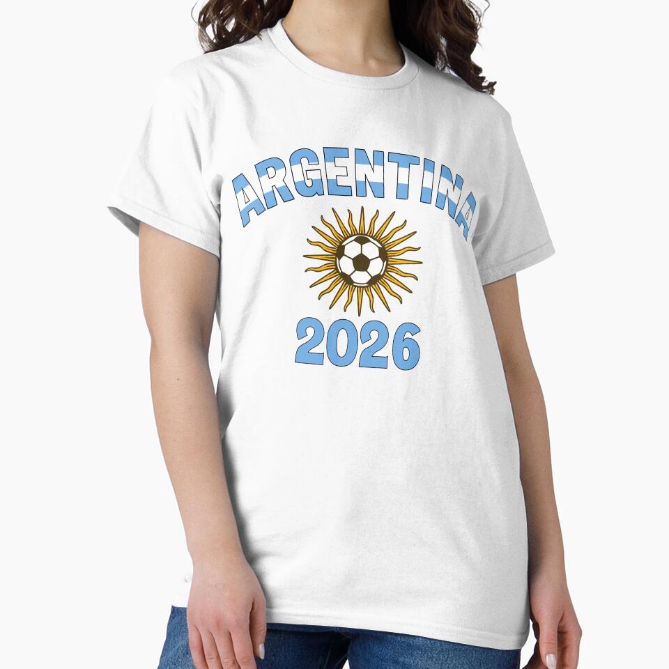 Soccer Cup 2026 Shirts for Men and Women Argentina fan by Colorfulman