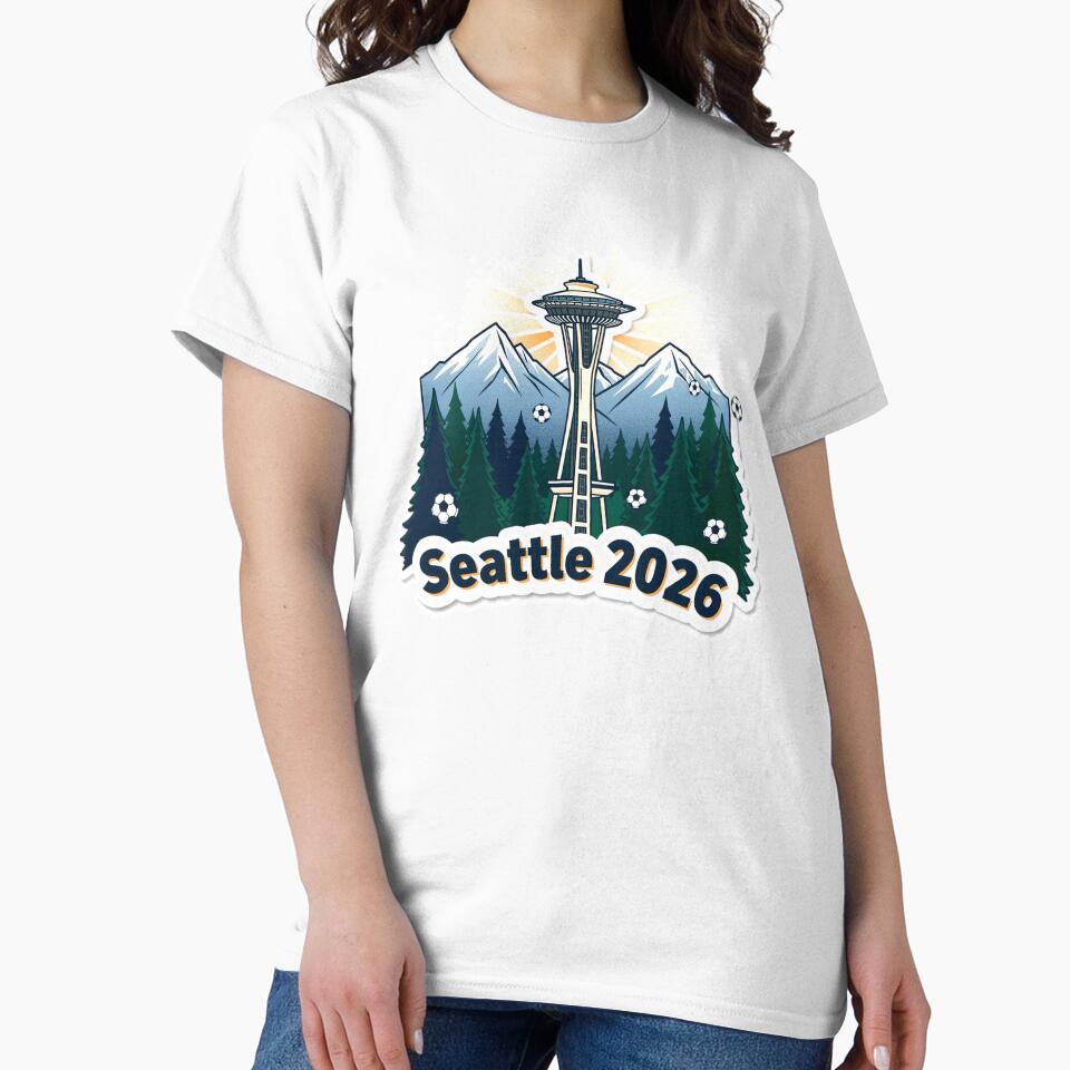 Seattle 2026 Space Needle Soccer by Modefissi