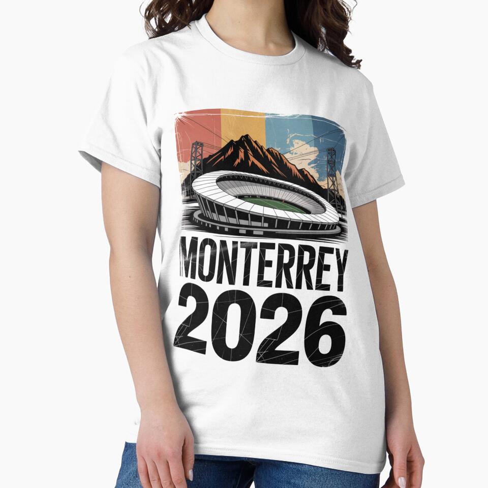 Monterrey 2026 Cerro de la Silla Mountain T-Shirt V5 by DarylWelsh2024