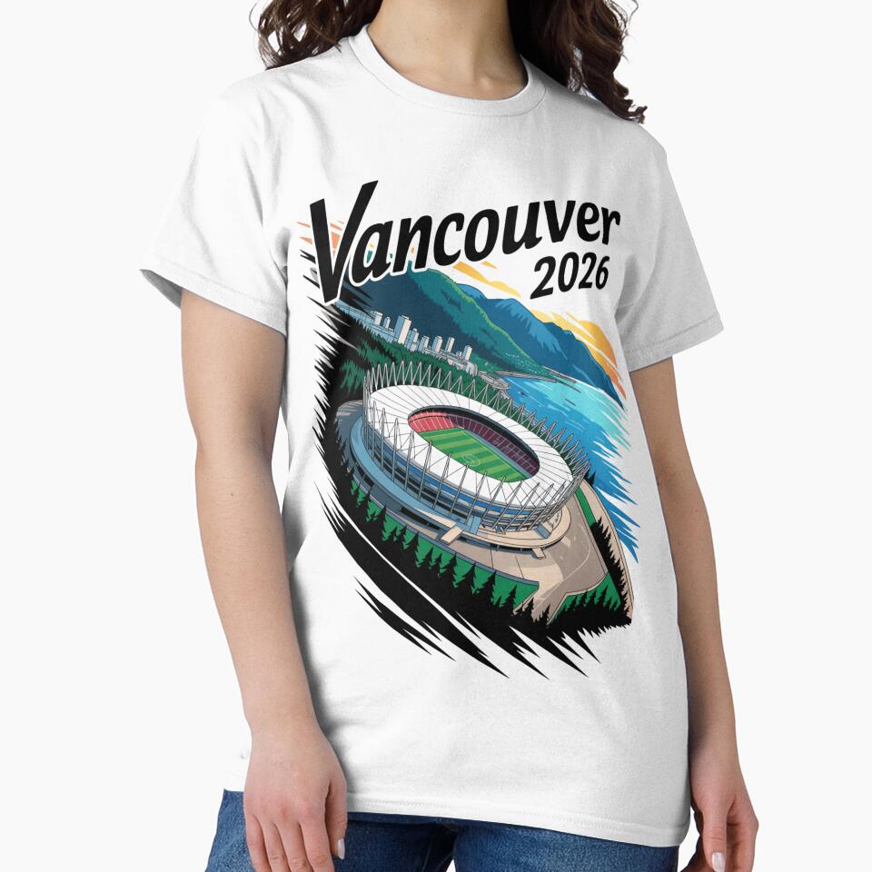 Toronto 2026 Skyline T-Shirt V8 by DarylWelsh2024
