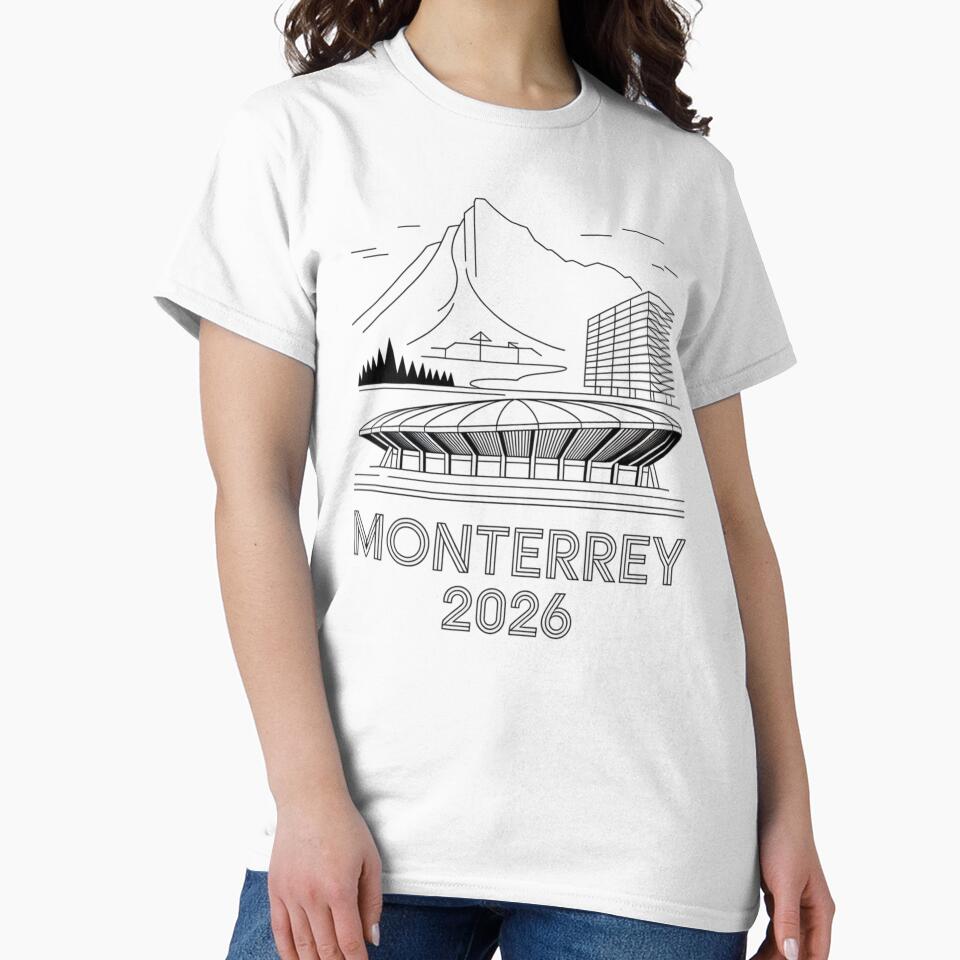 Monterrey 2026 Cerro de la Silla Mountain T-Shirt V10 by DarylWelsh2024