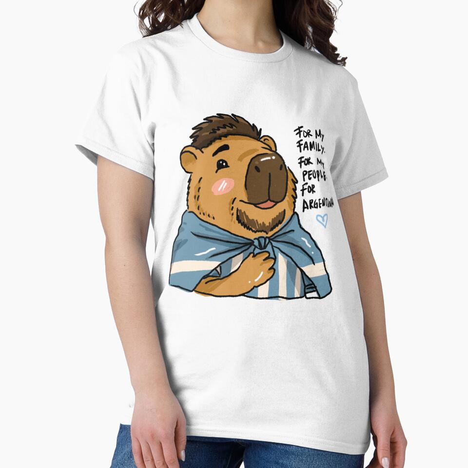 Awkward Animal Hat Club – For My Family, For My People, For Argentina Capybara | World Cup 2026 Sticker by chupichapa