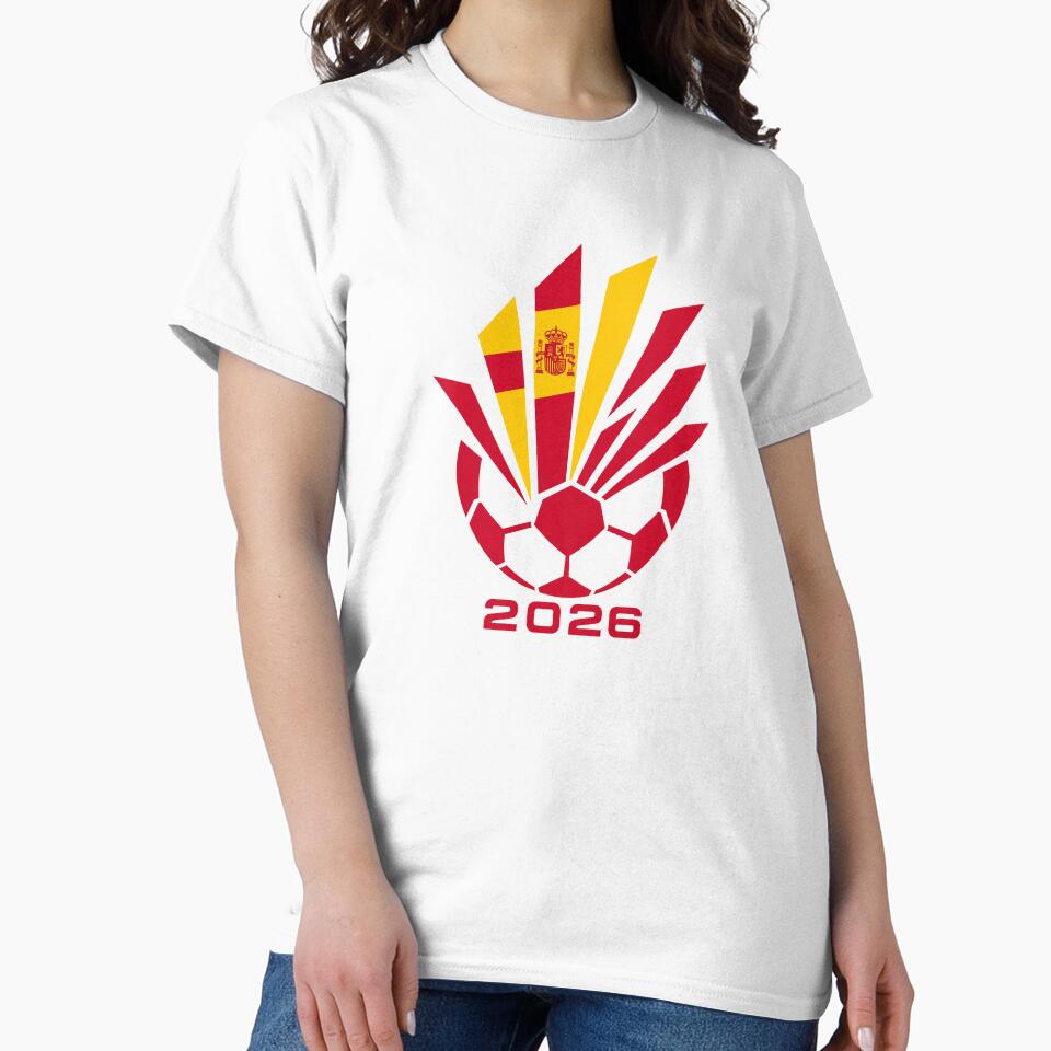 Spain Soccer 2026 Flag Burst Emblem by Flower Magic