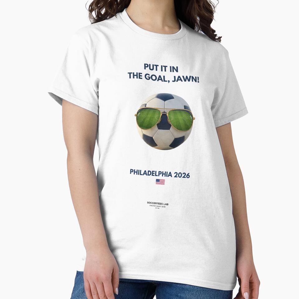 WC26 Hosting City: Philadelphia | Fun and Smart Soccer Fan Gear by Soccertees Lab