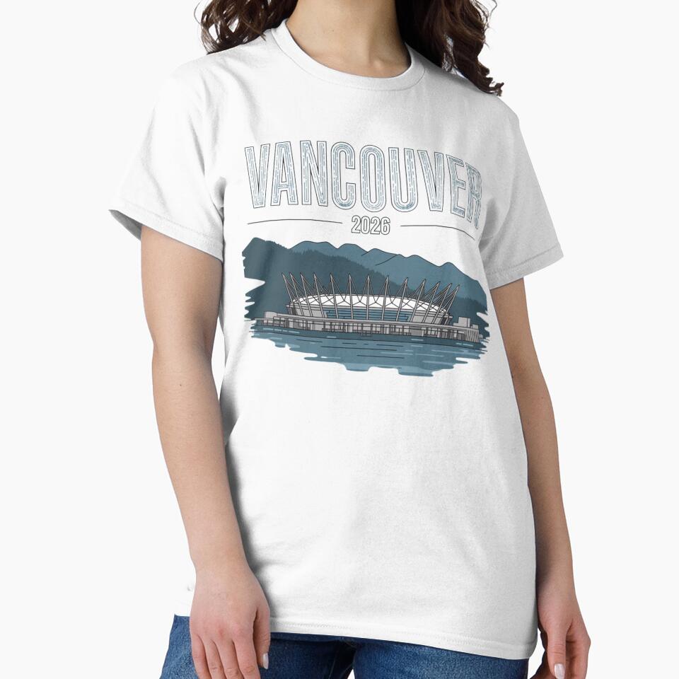 Toronto 2026 Skyline T-Shirt V25 by DarylWelsh2024