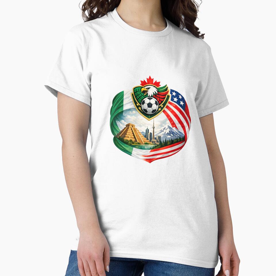 North American Football Unity Design Bold Colorful Fanwear by Tender Flower Clothing