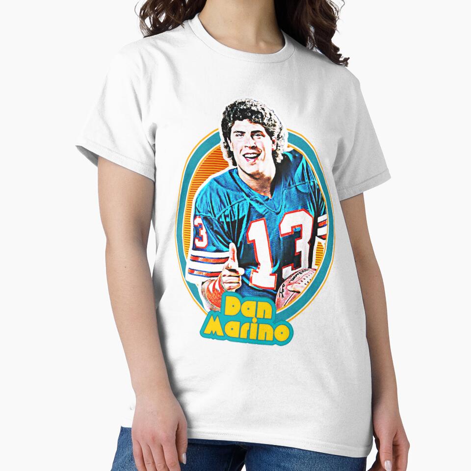Dan Marino Retro 80s Football by PebblesunShop