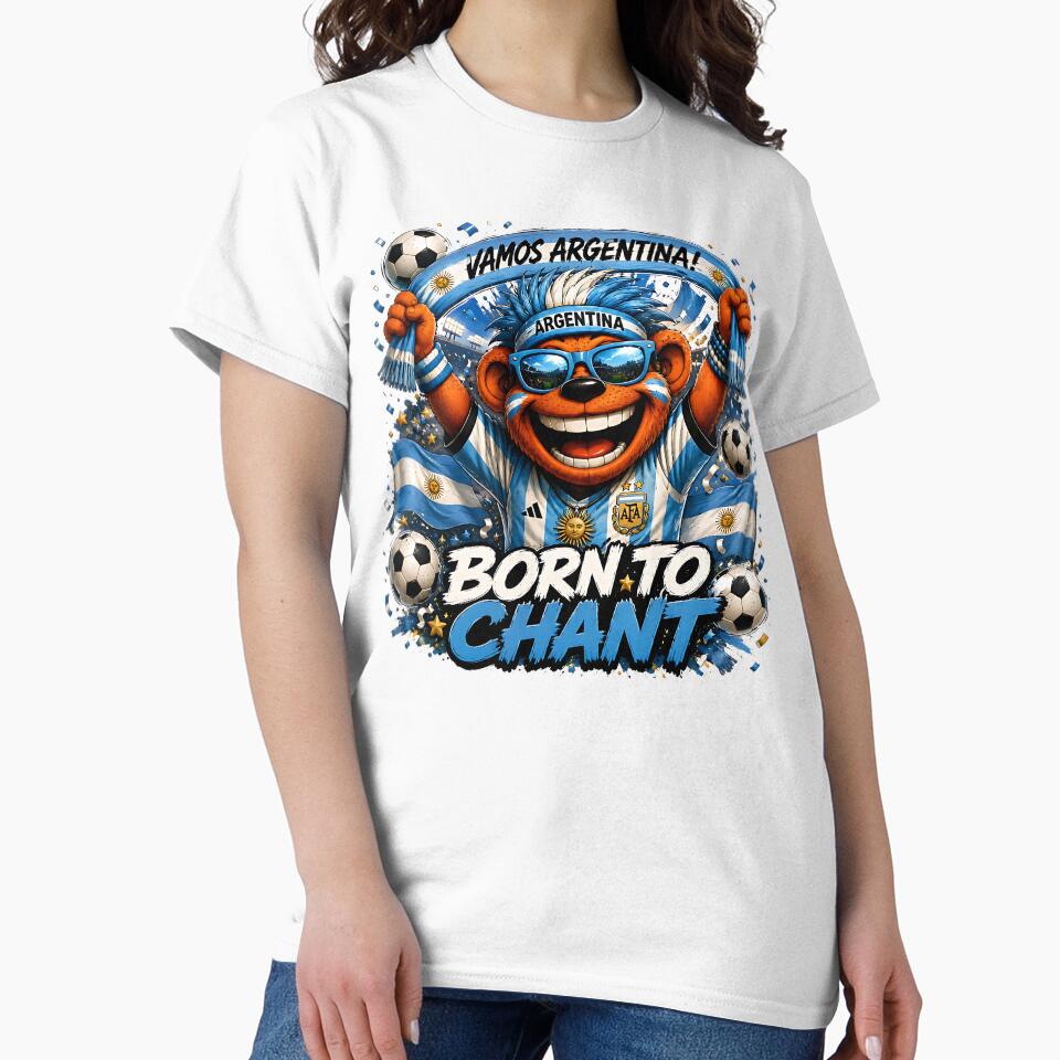 Born to Chant Argentina World Cup Fans by WabiSabiSjak