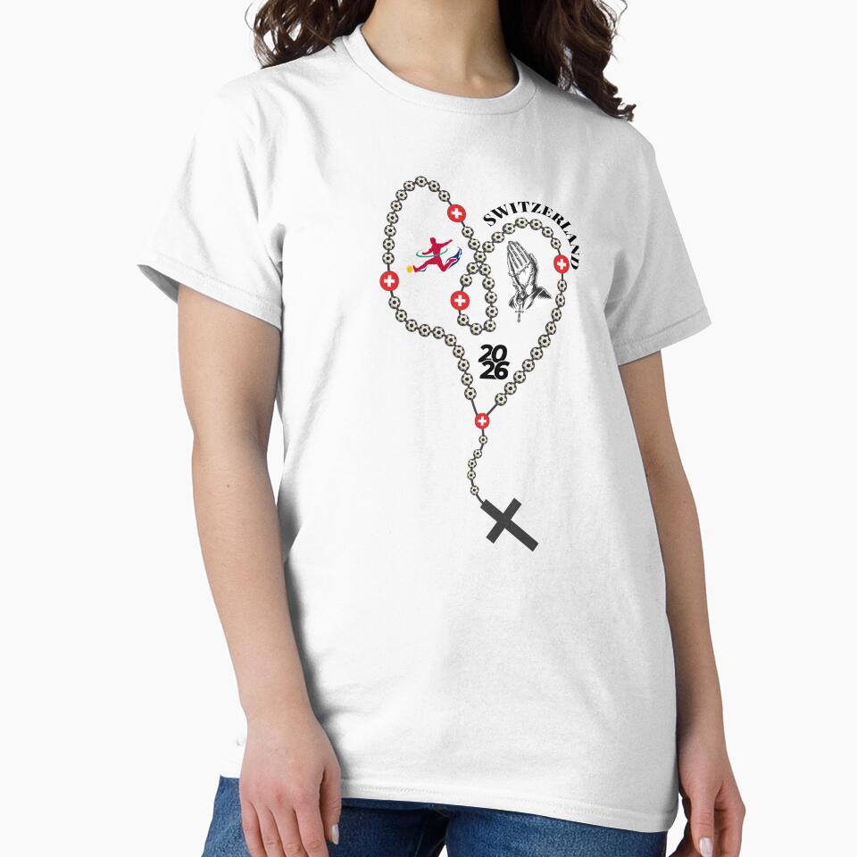 Switzerland Football Rosary 2026 – Soccer Prayer Beads with Swiss Flag, Faith & Football Design by La-Designita