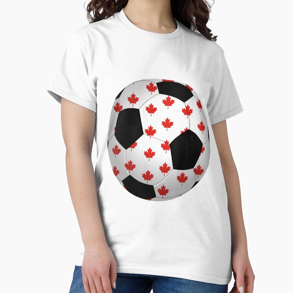 Soccer, Canadian soccer design, Canada Flag by marosharaf