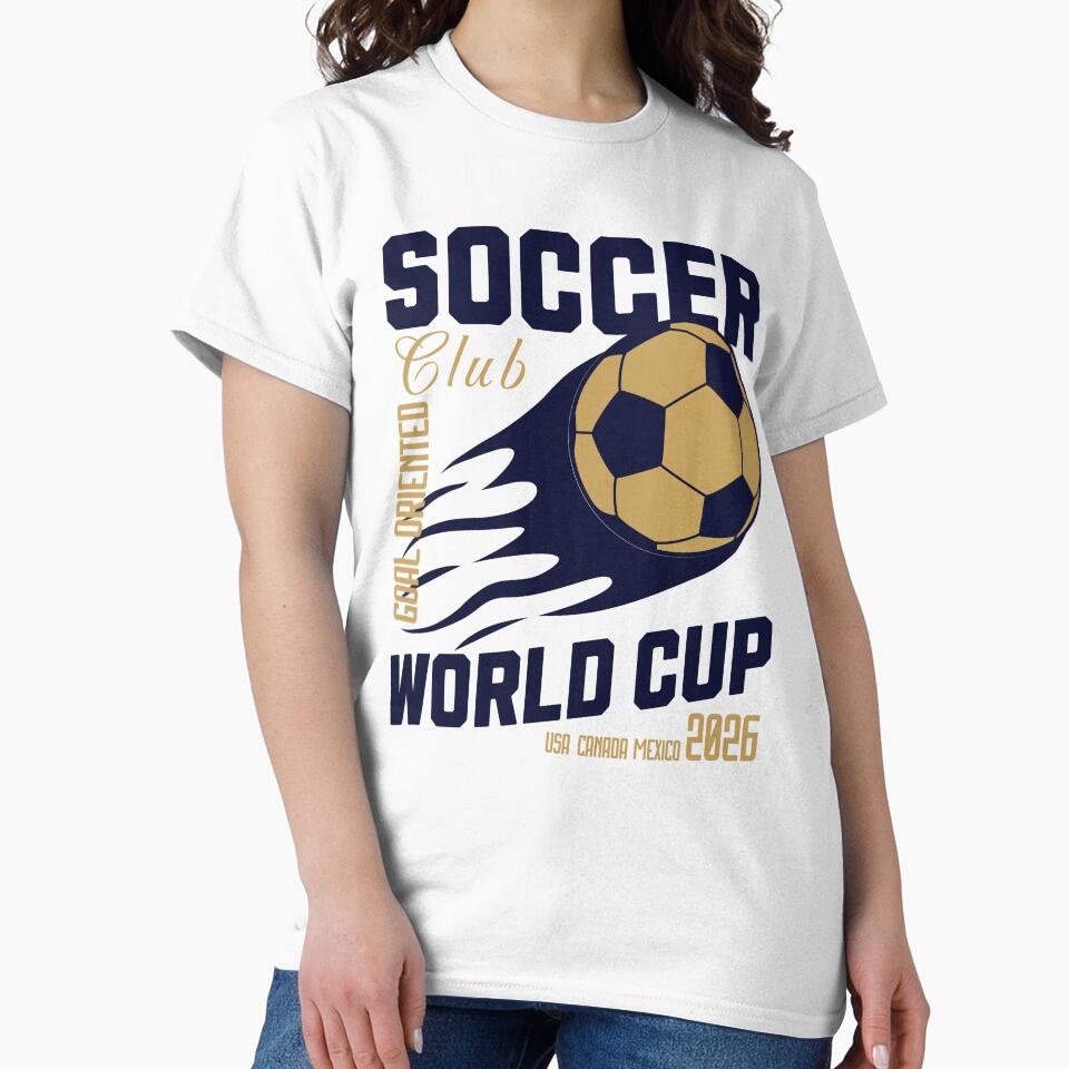 Vintage Soccer Club World Cup 2026 Goal Oriented Design by Abaseen