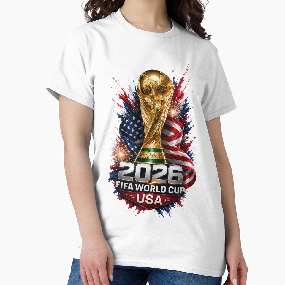 USA World Cup 2026 Football by Retro Arabica