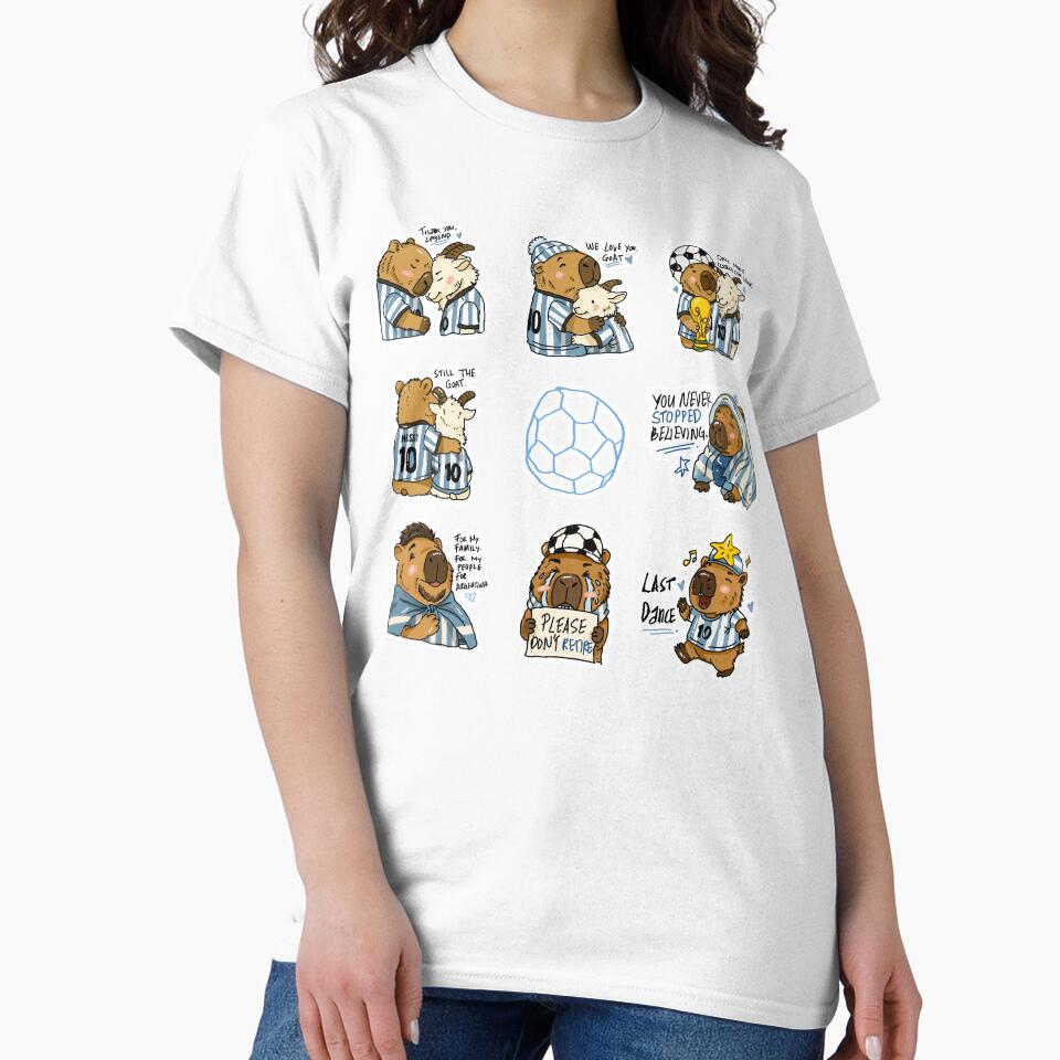 Capybara Argentina World Cup 2026 Sticker Pack | Cute GOAT Football Fan Collection by chupichapa
