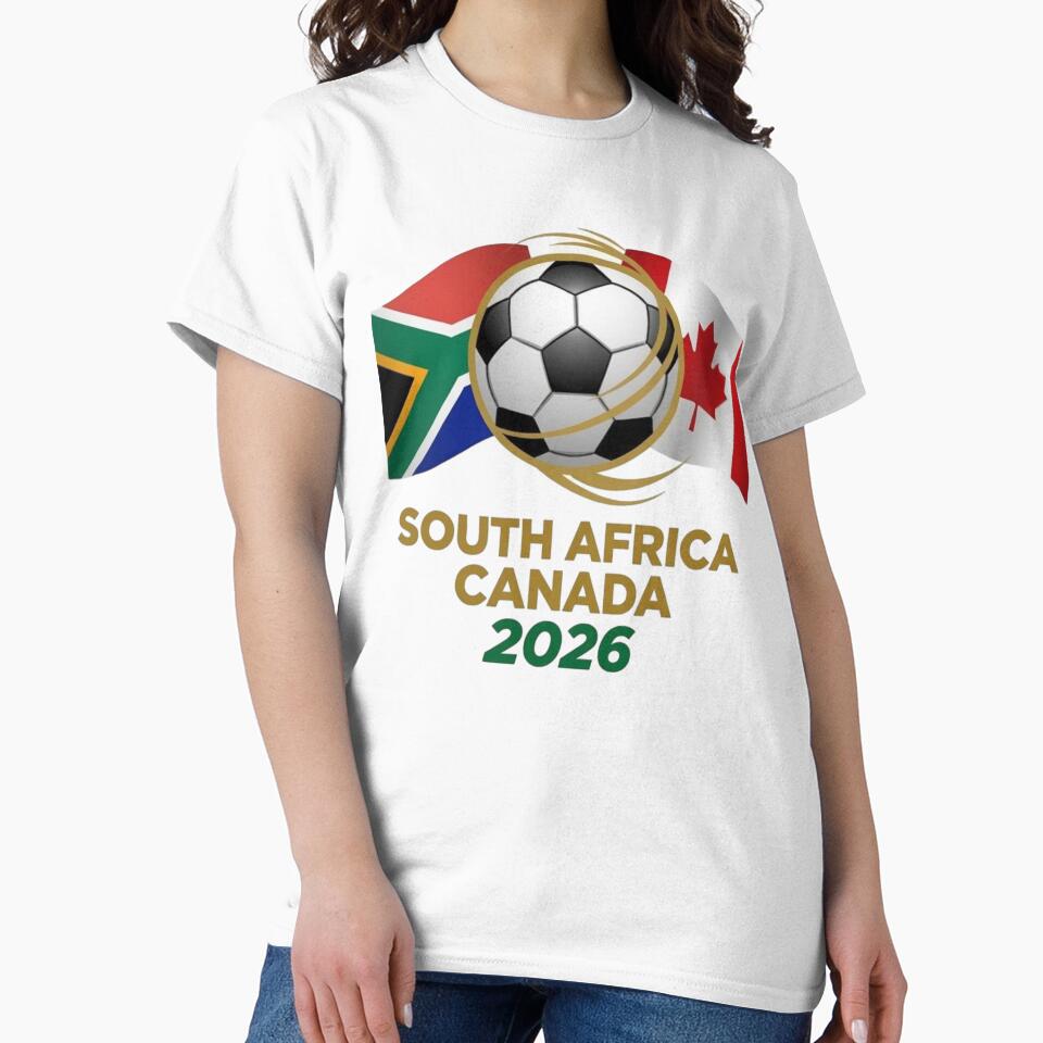 South Africa vs Canada 2026 Soccer Match Poster by Nexus Space