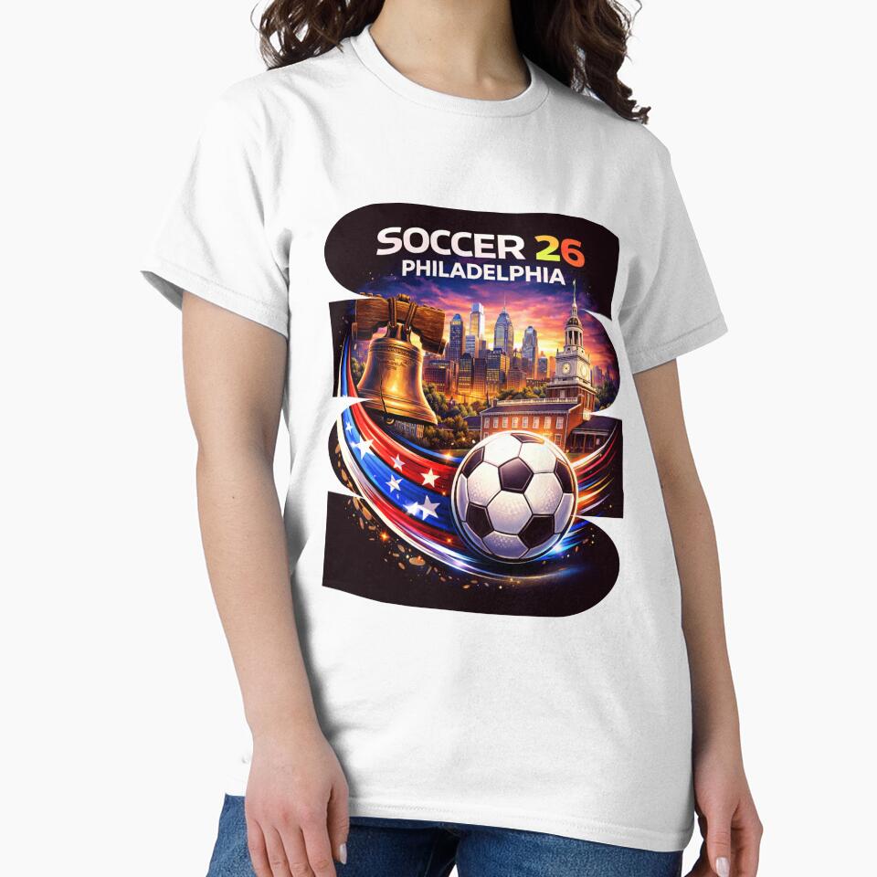 Philadelphia Soccer 2026 Shirt, Soccer 26 Philadelphia PA Fan Tee, Philly Soccer Graphic by MK-Charlie
