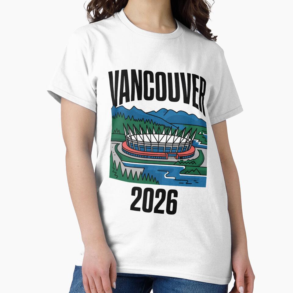 Toronto 2026 Skyline T-Shirt V23 by DarylWelsh2024