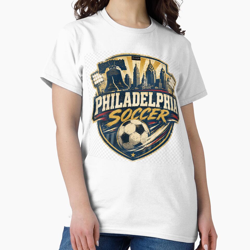 Philadelphia Soccer – Vintage Match Day Emblem Design by MySheetMusicArt