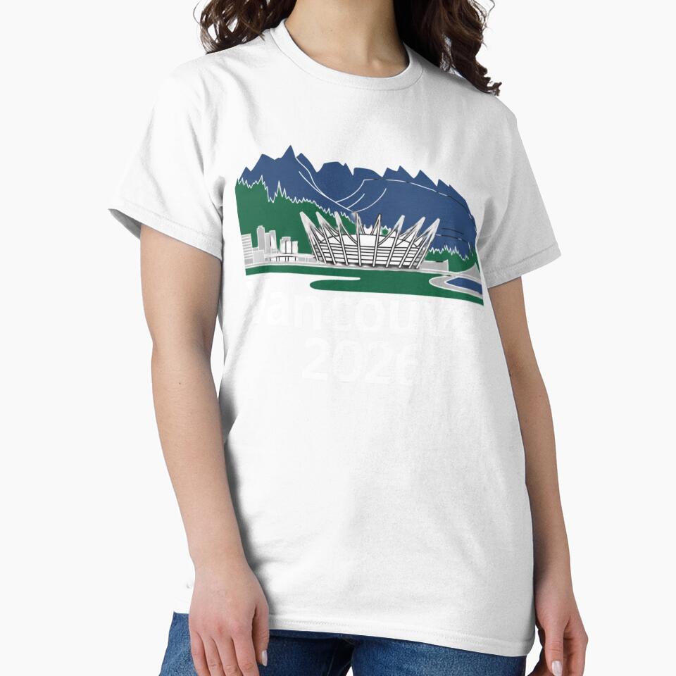 Toronto 2026 Skyline T-Shirt V5 by DarylWelsh2024