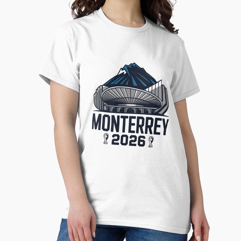 Monterrey 2026 Cerro de la Silla Mountain T-Shirt V12 by DarylWelsh2024
