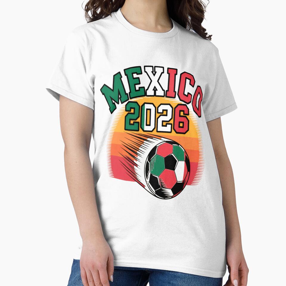 Mexico 2026 Vintage Soccer Shirt Retro Futbol Fan Tee by Ulykit
