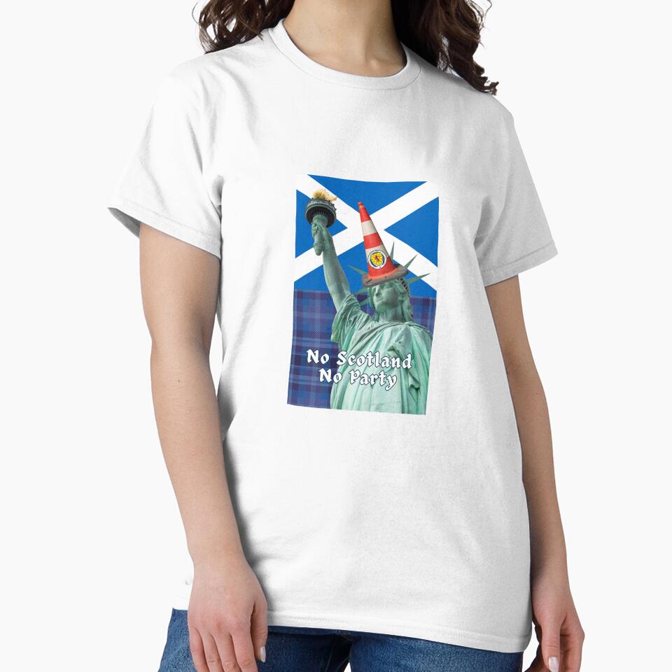 Titan Takeover Soccer No Scotland No Party Statue of Liberty Traffic Cone by No Scotland No Party - Titan Takeover