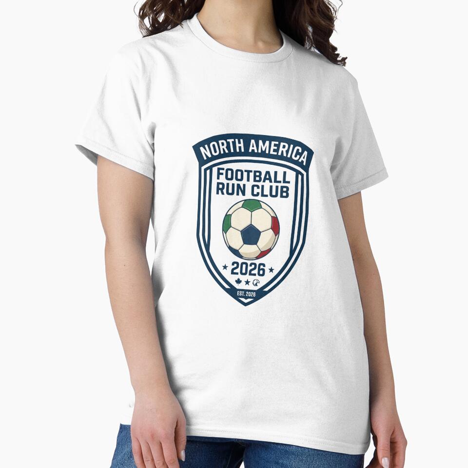 North America 2026 Football Run Club Vintage Soccer by PictoVibe