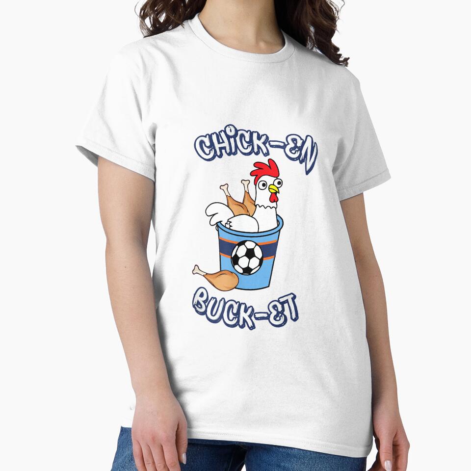 New York Soccer Chicken Bucket Tee by MollyLYork