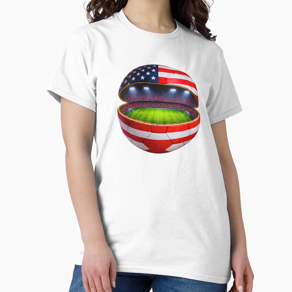 USA Soccer Stadium Ball Design by FunToTheFullest