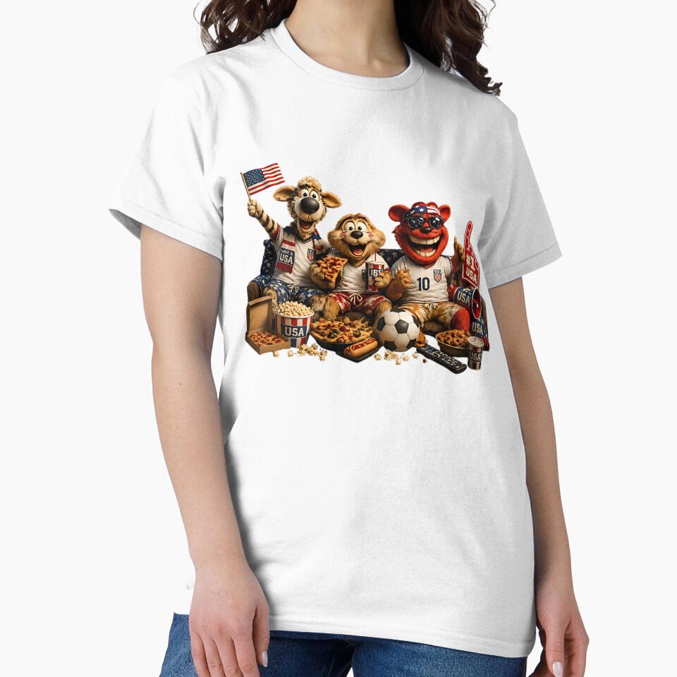 Funny USA Soccer Watch Party Shirt by WabiSabiSjak