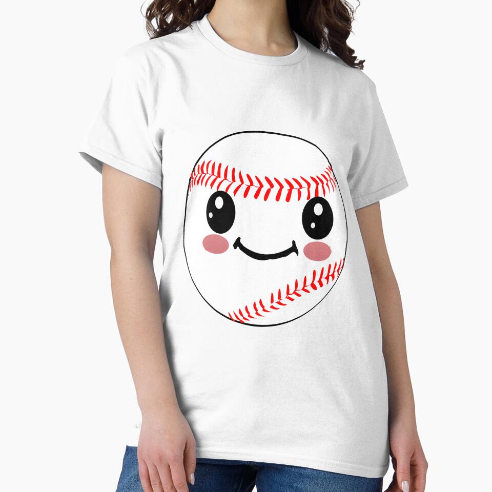 Cute Baseball ball by merchfun2
