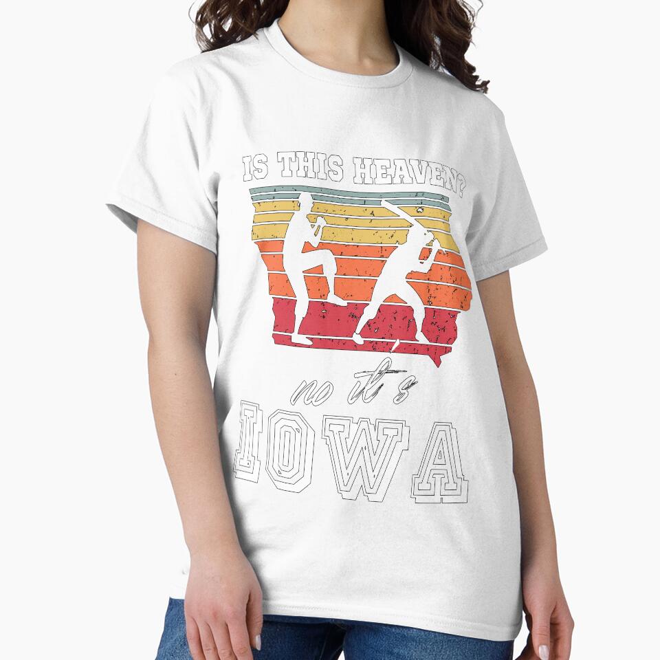 Is This Heaven No It’s Iowa Baseball retro vintage by Mo-Am