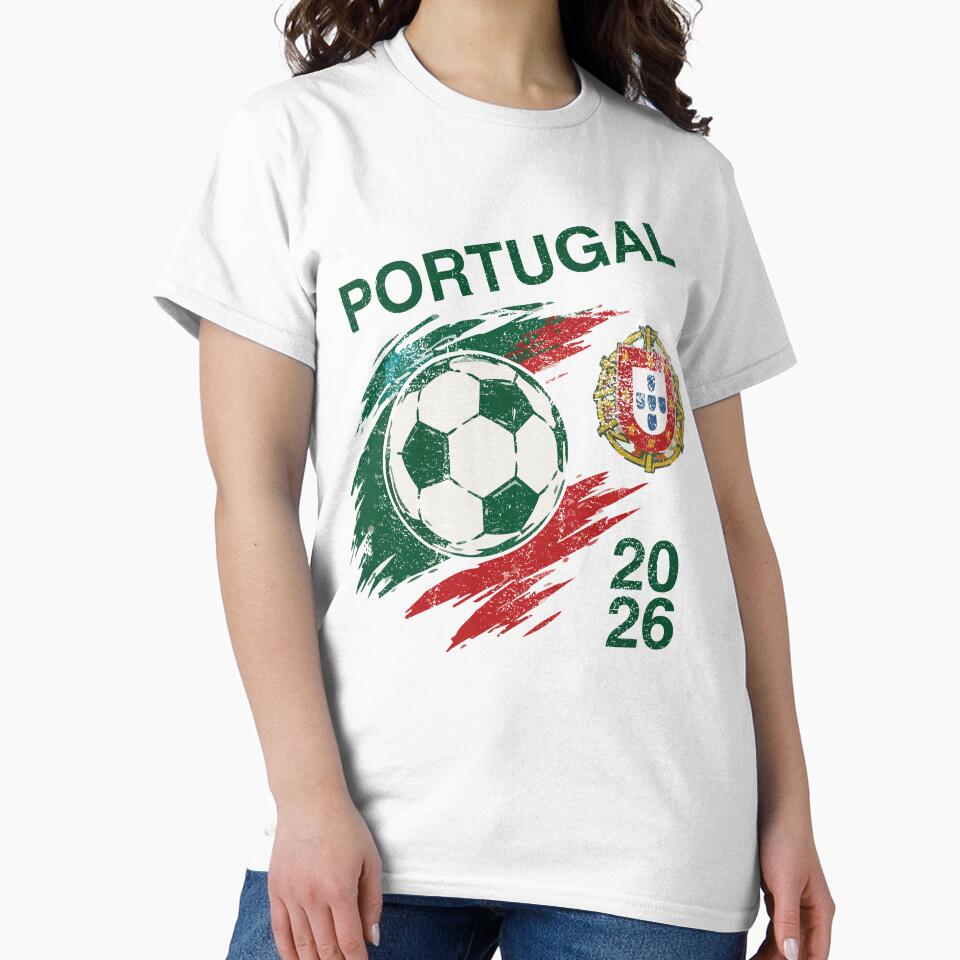 Portugal Football Fan Shirt 2026 Portuguese Flag Supporter Tee International Tournament Fan Gift by LessIsLoud