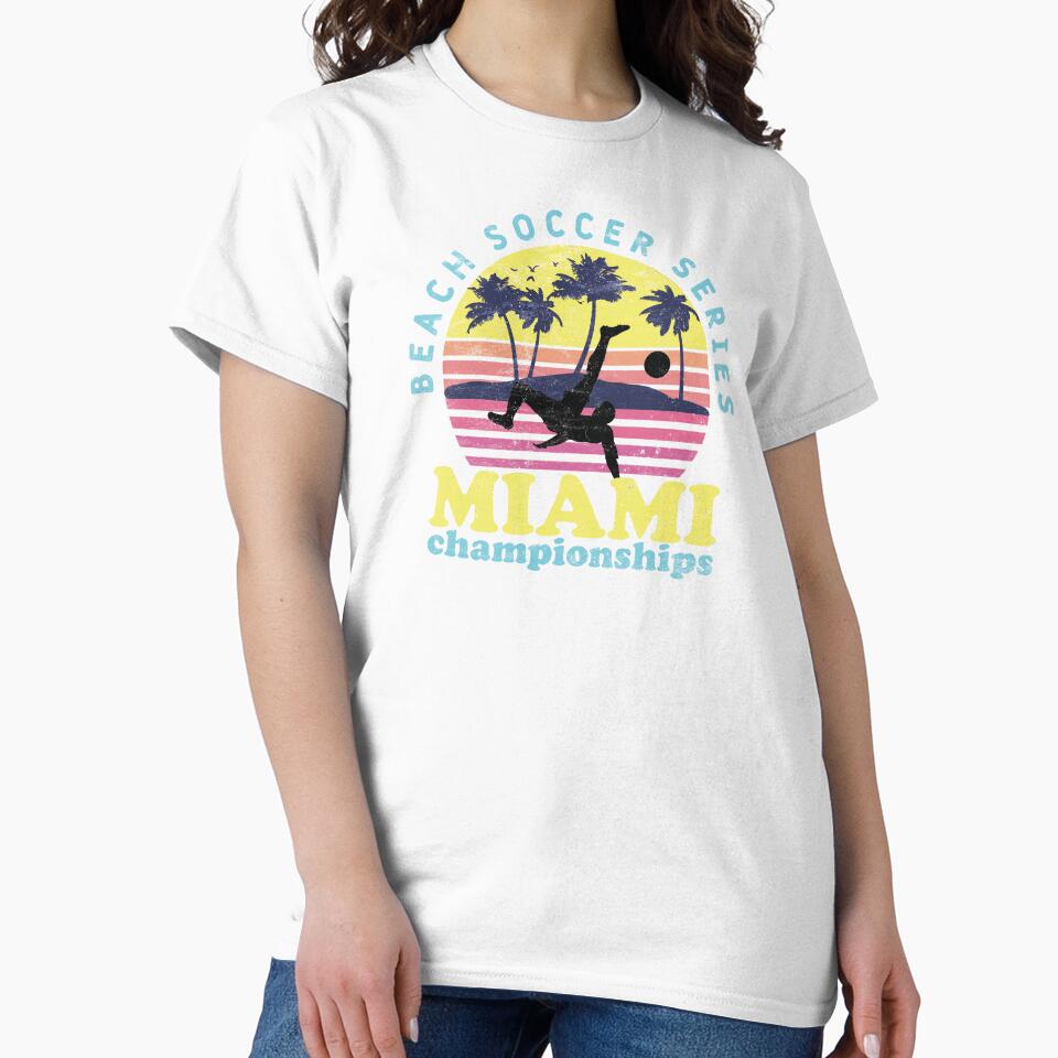 Beach Soccer Series Miami - Retro Sunset/Vintage Sunset by Numero14