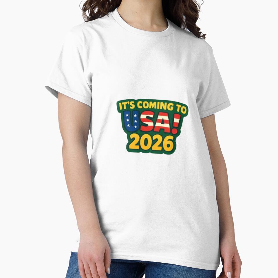 It's Coming to USA 2026 World Cup Soccer Sticker by Pixanova