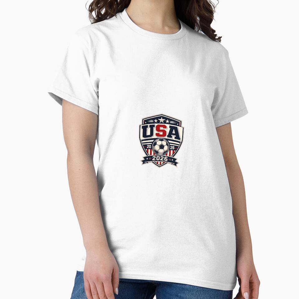 USA Soccer 2026 Shirt | American Football Fan | Vintage Patriotic Sports Design by Ikhlase12