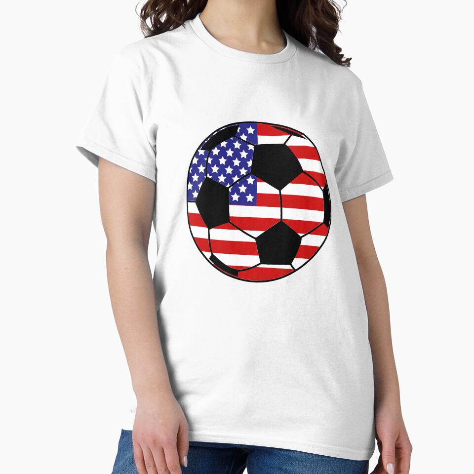 United States Flag Soccer Ball by FinalScoreClub