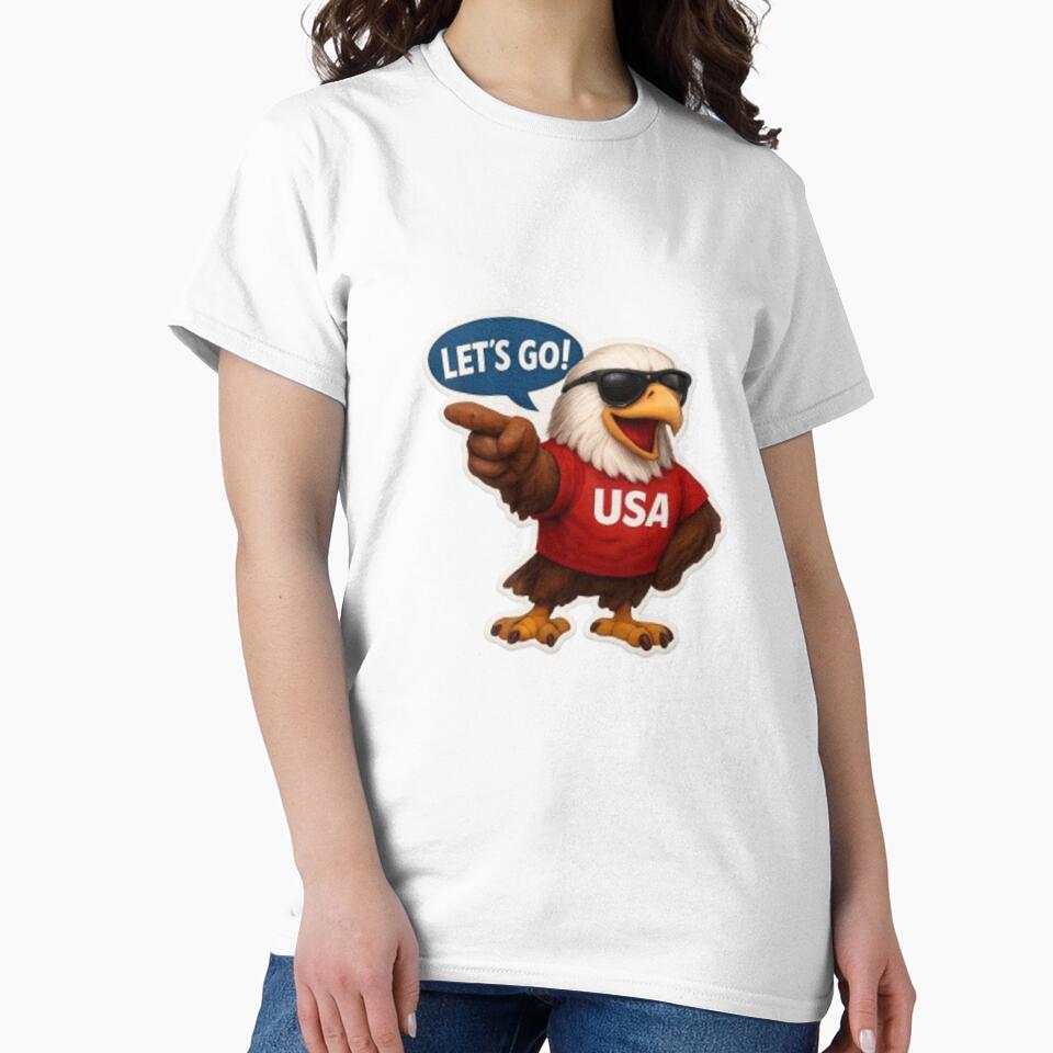 Let's Go USA Eagle Soccer by Pixanova