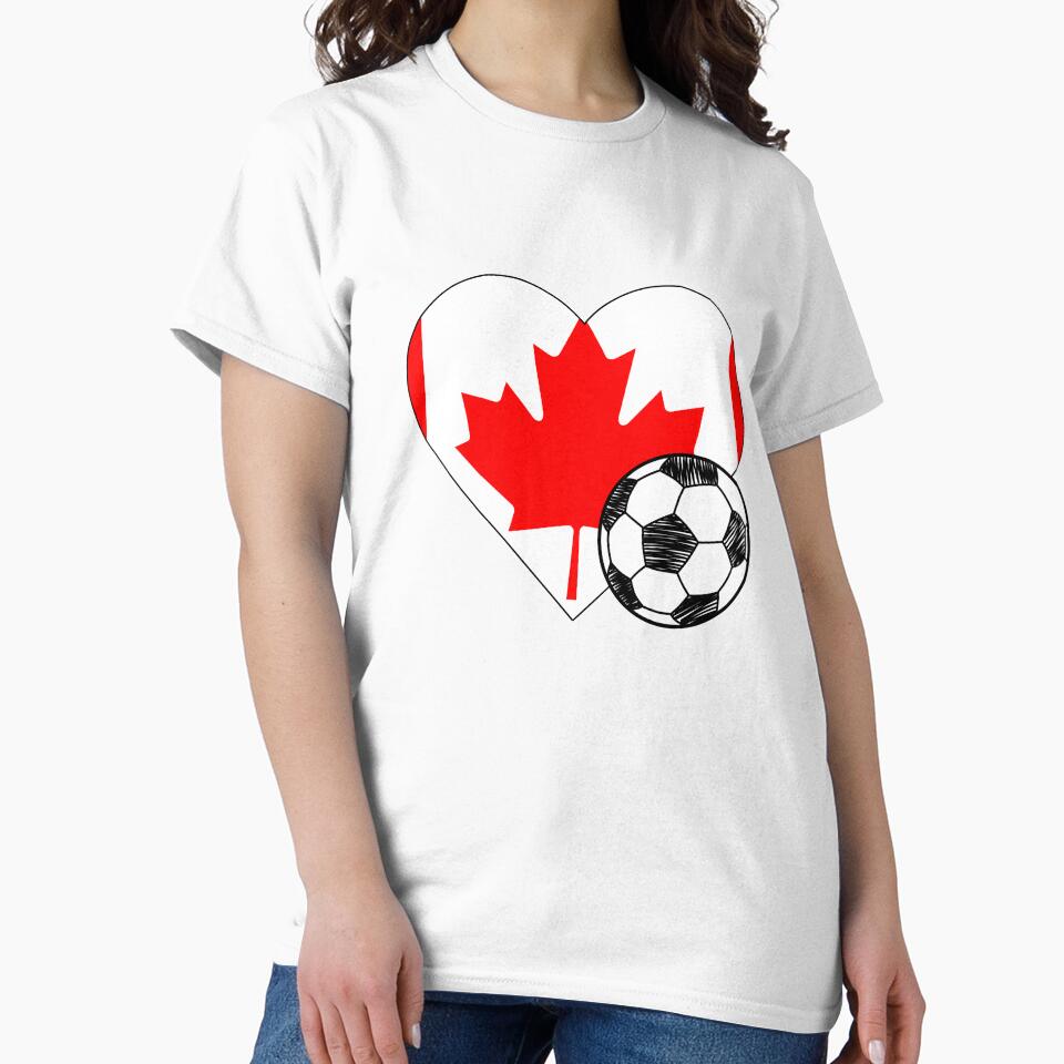 Canada Soccer Heart Design by FinalScoreClub