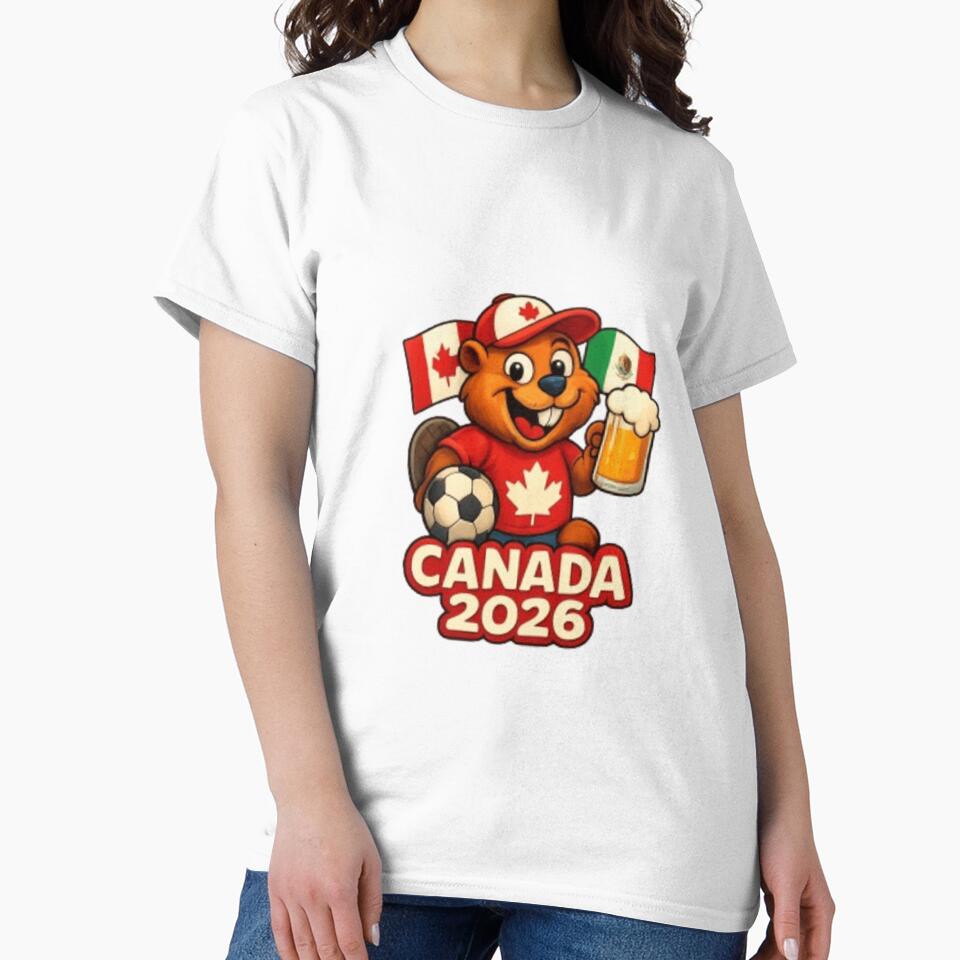 Canada 2026 Soccer Fan Beaver by Pixanova