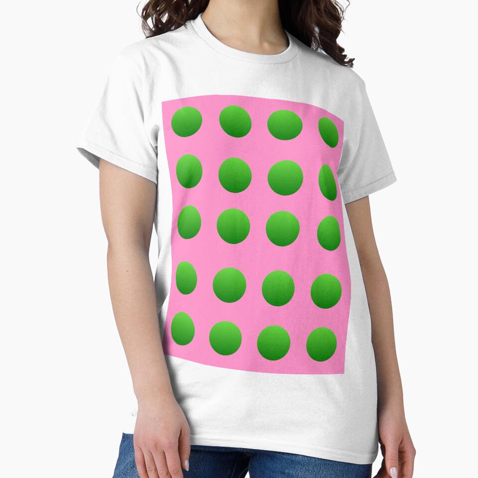 Polkadots Pink & Green Mask, Fashions & Products by montaque8