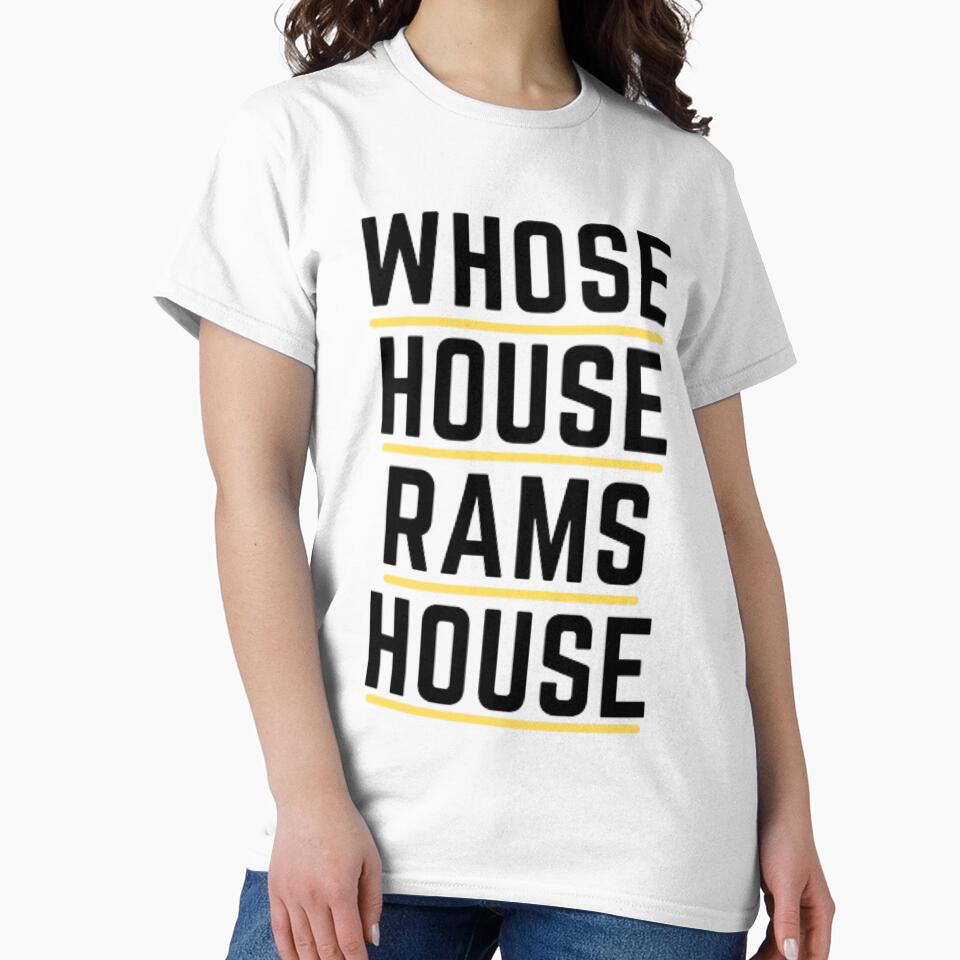 WHOSE HOUSE Rams House Classic-Essential  T-Shirt by SAABDERRAHIM